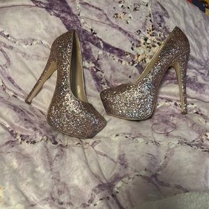 Sparkly multi-colored Steve Maddens